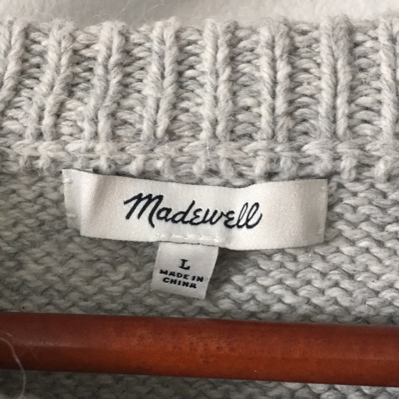 Madewell Dreamer Sweater Sz L - Picture 4 of 7